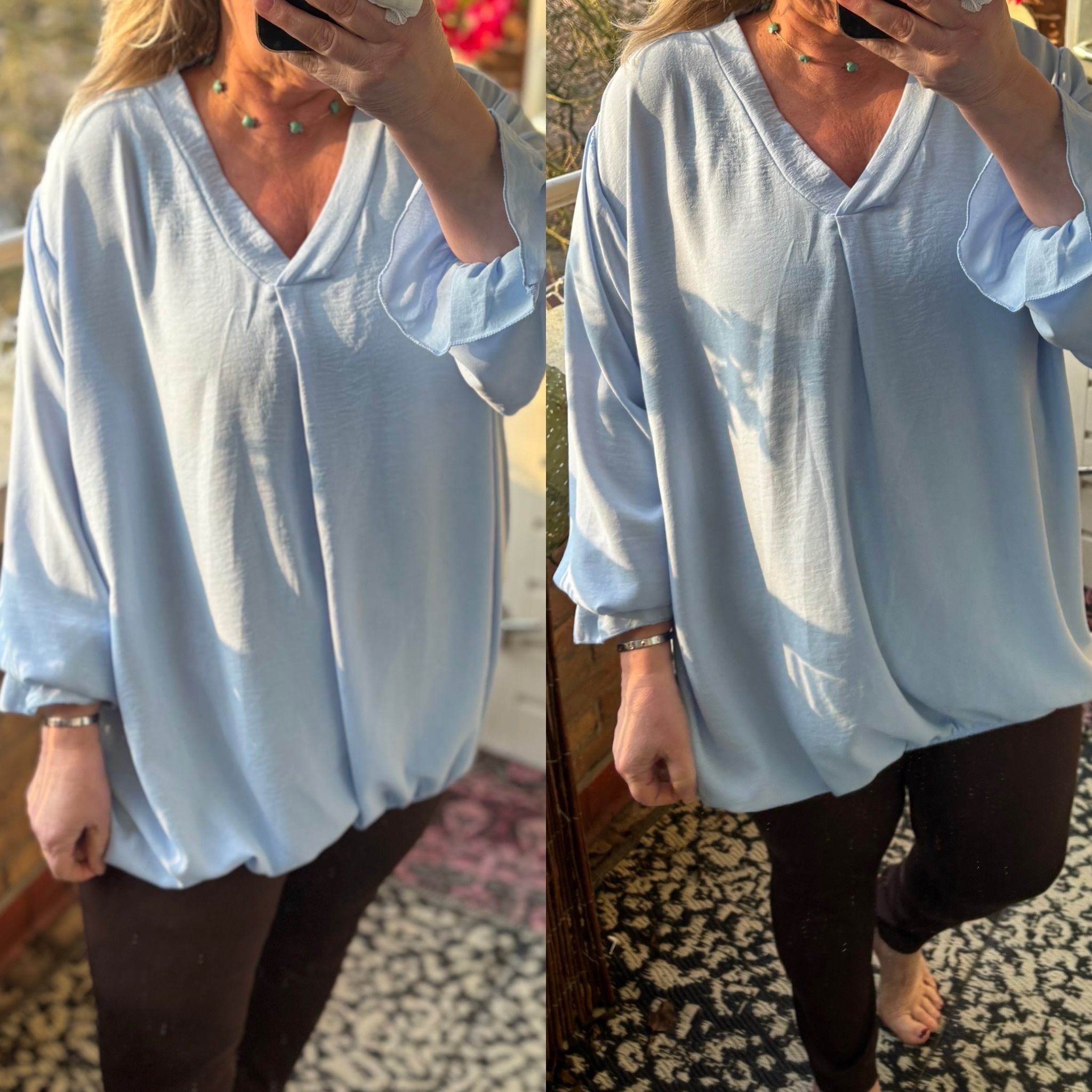 V HALS BOHO MATEN 44 TOT 52+