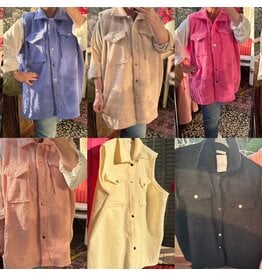 Teddy gilet maten 48 tot 54/56