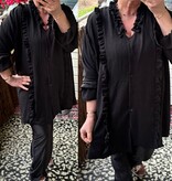 BLOUSE RUFFIE MATEN 48/50 TOT 54/56