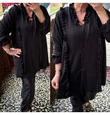 BLOUSE RUFFIE MATEN 48/50 TOT 54/56