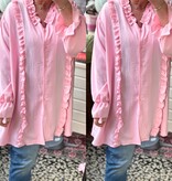 BLOUSE RUFFIE MATEN 48/50 TOT 54/56