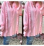 BLOUSE RUFFIE MATEN 48/50 TOT 54/56