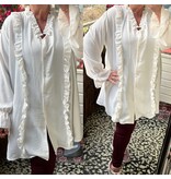 BLOUSE RUFFIE MATEN 48/50 TOT 54/56
