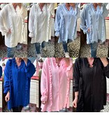 BLOUSE RUFFIE MATEN 48/50 TOT 54/56