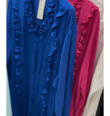 BLOUSE RUFFIE MATEN 48/50 TOT 54/56