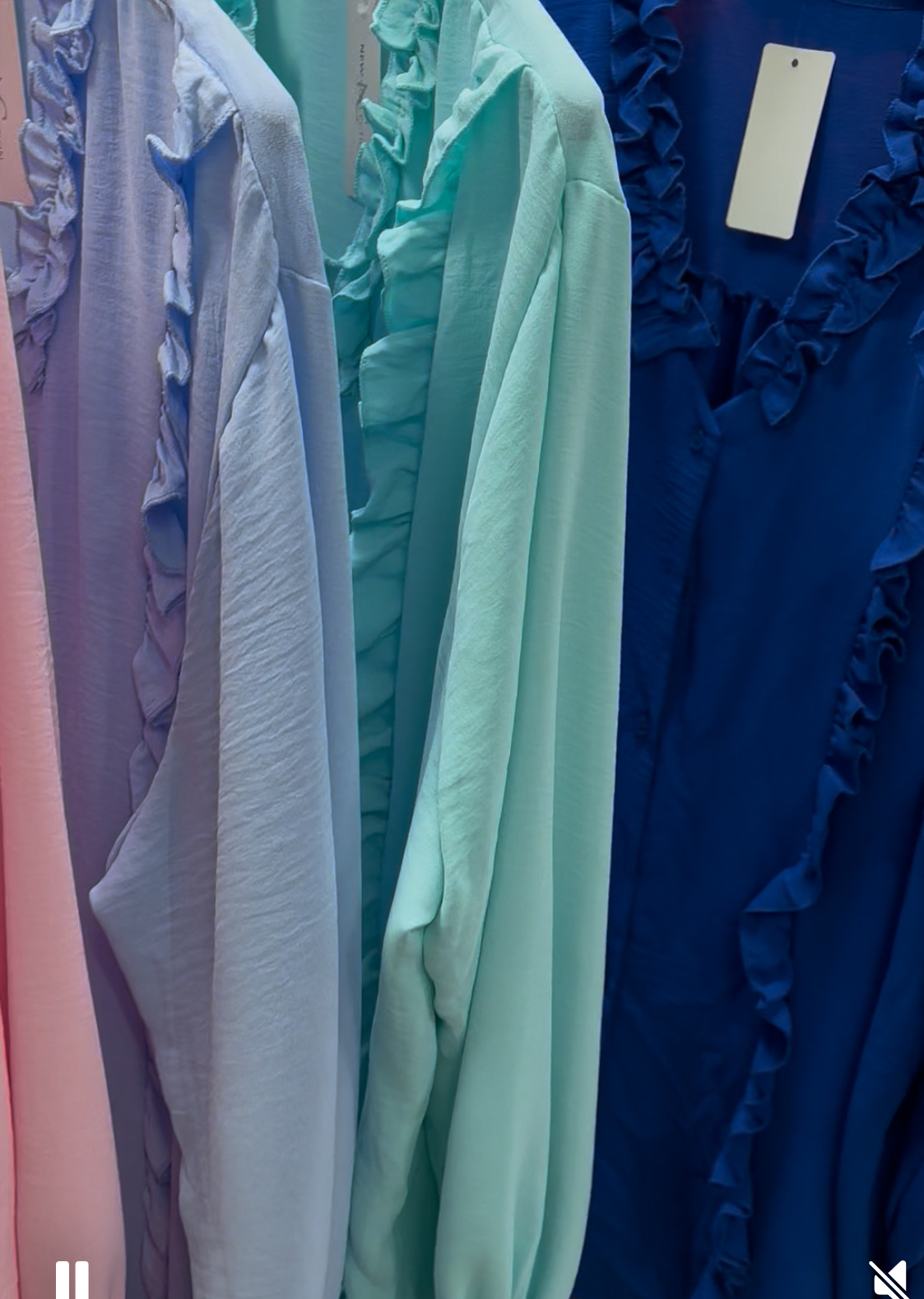 BLOUSE RUFFIE MATEN 48/50 TOT 54/56