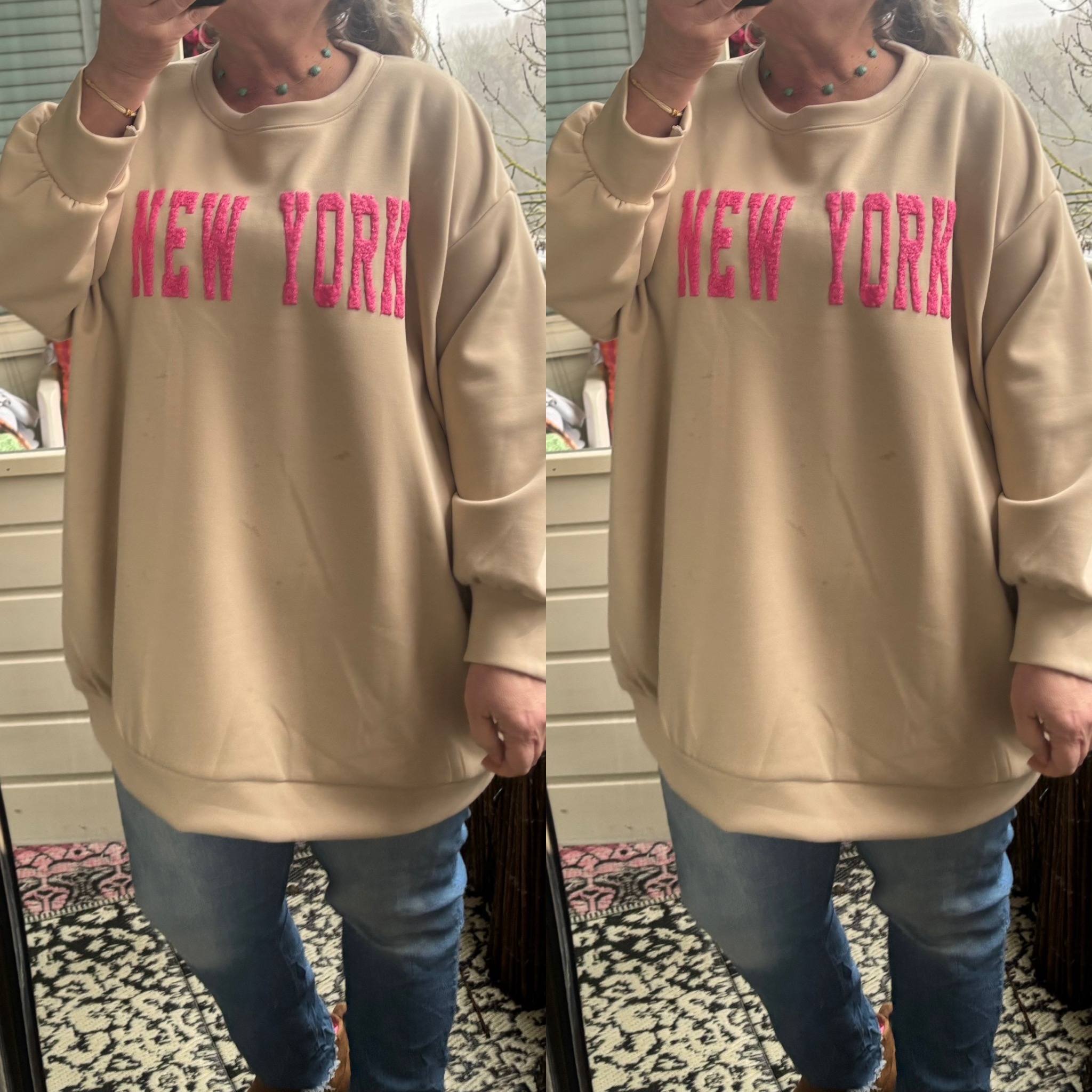 SWEATER NEW YORK MATEN  46 TOT 54