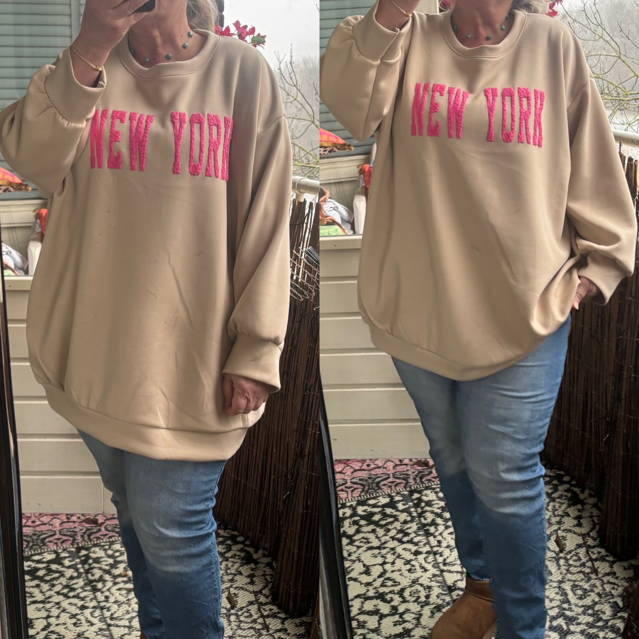 SWEATER NEW YORK MATEN  46 TOT 54