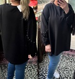 FRANJE SWEATER STUD MATEN 46 TOT 52/54