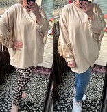 FRANJE SWEATER STUD MATEN 46 TOT 52/54