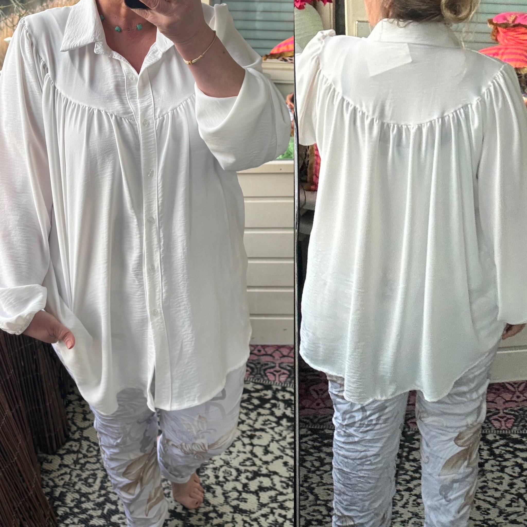 BLOUSE SPRING CHIQUE MATEN 44/46 TOT 52 RUIM