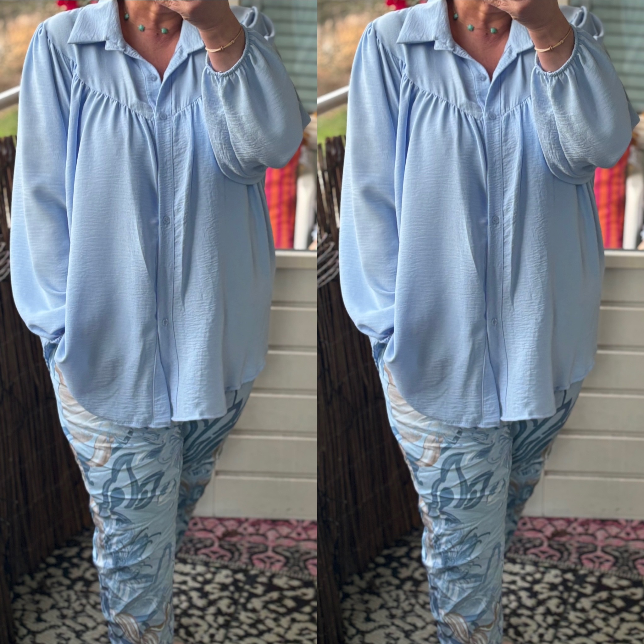 BLOUSE SPRING CHIQUE MATEN 44/46 TOT 52 RUIM