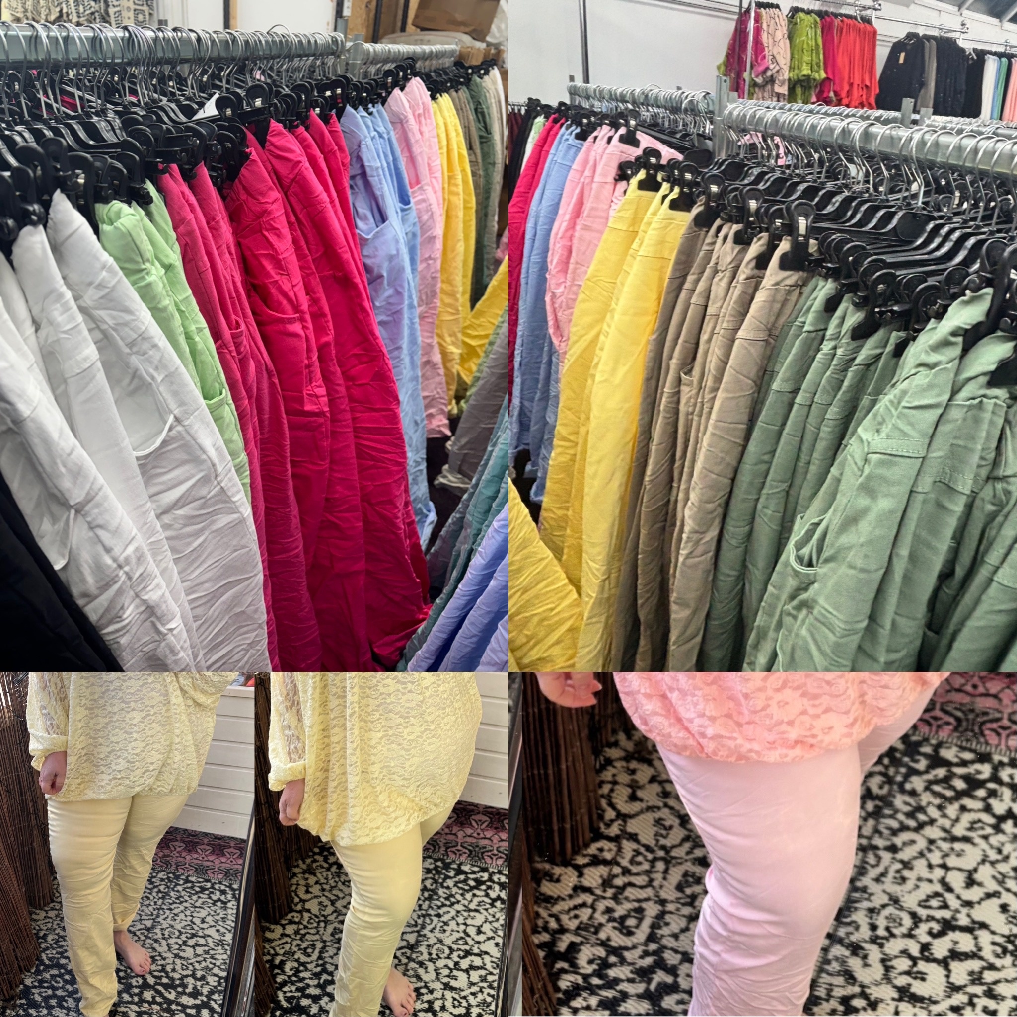 STRETCH BROEK SPRING MATEN 44/46 TOT 52