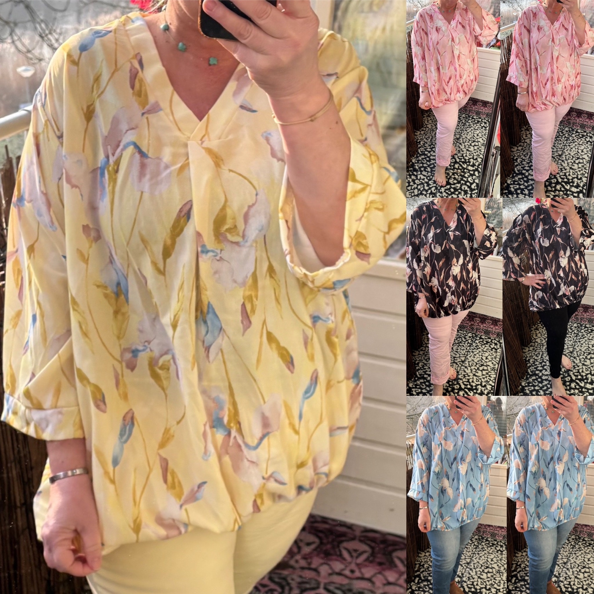 V HALS BOHO SANDRA MATEN 44 TOT 52