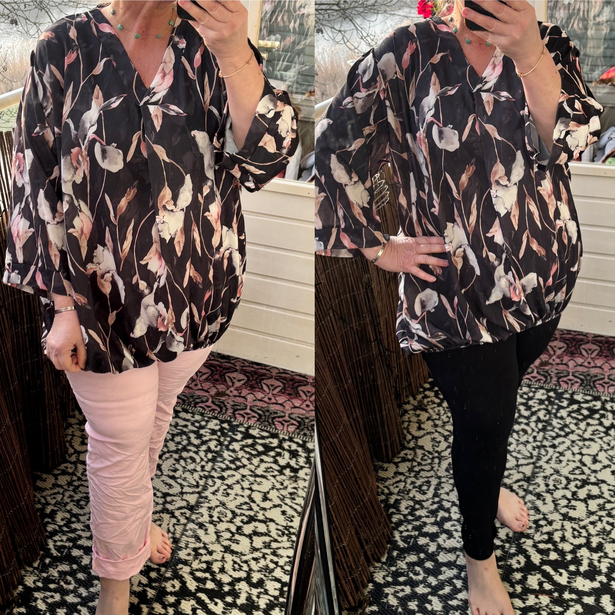 V HALS BOHO SANDRA MATEN 44 TOT 52