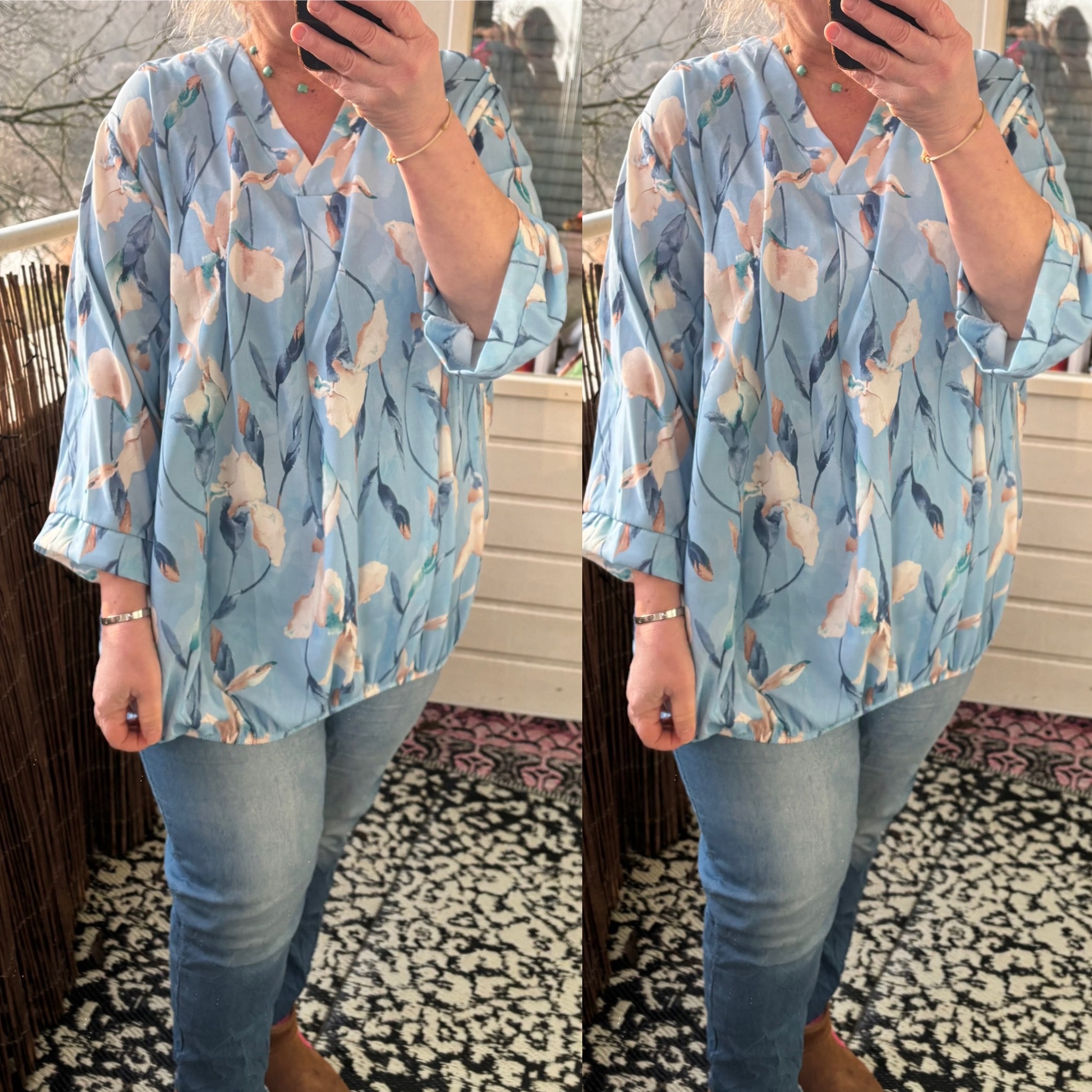 V HALS BOHO SANDRA MATEN 44 TOT 52