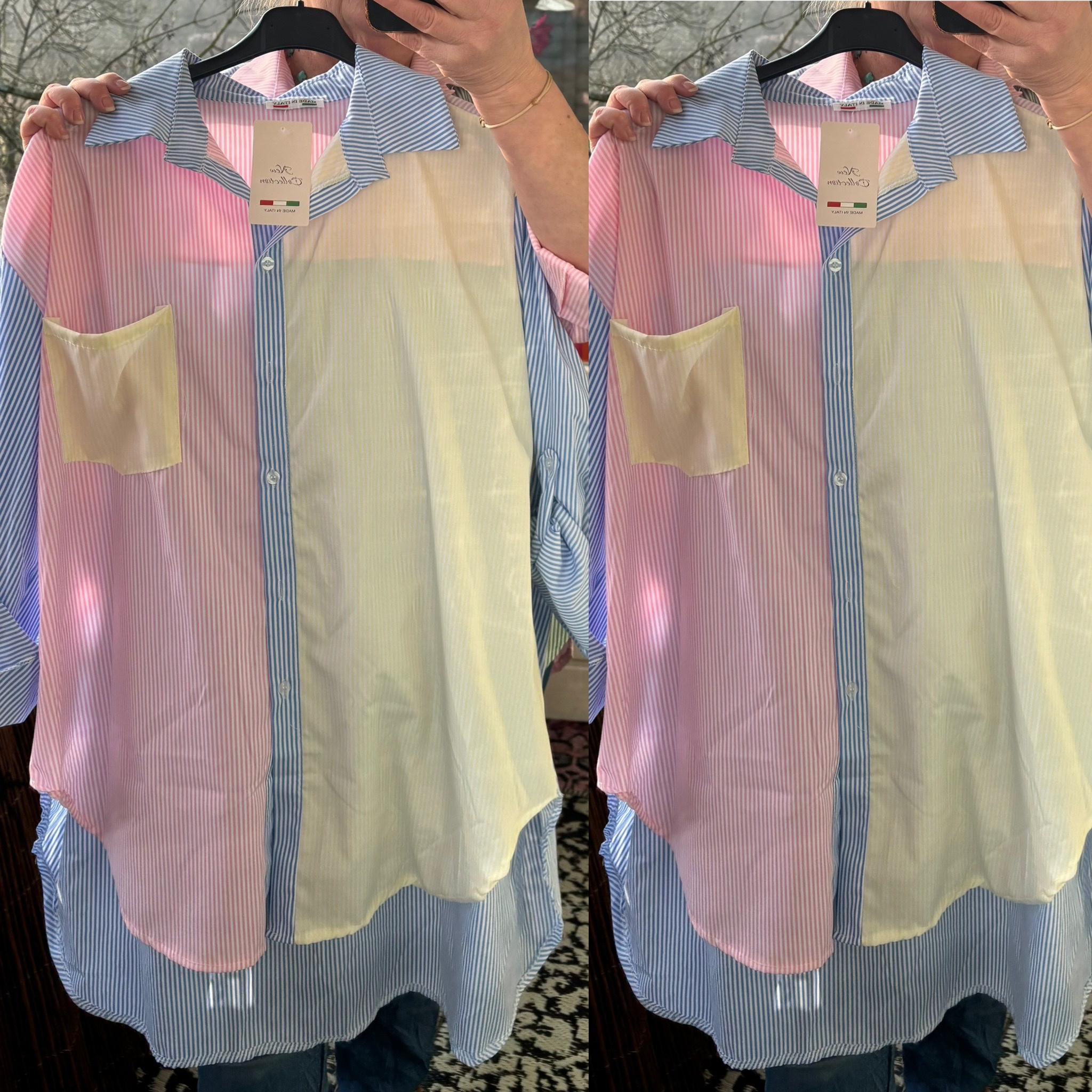 BLOUSE NAF NAF MATEN 46/48 TOT 52 KLEINE 54