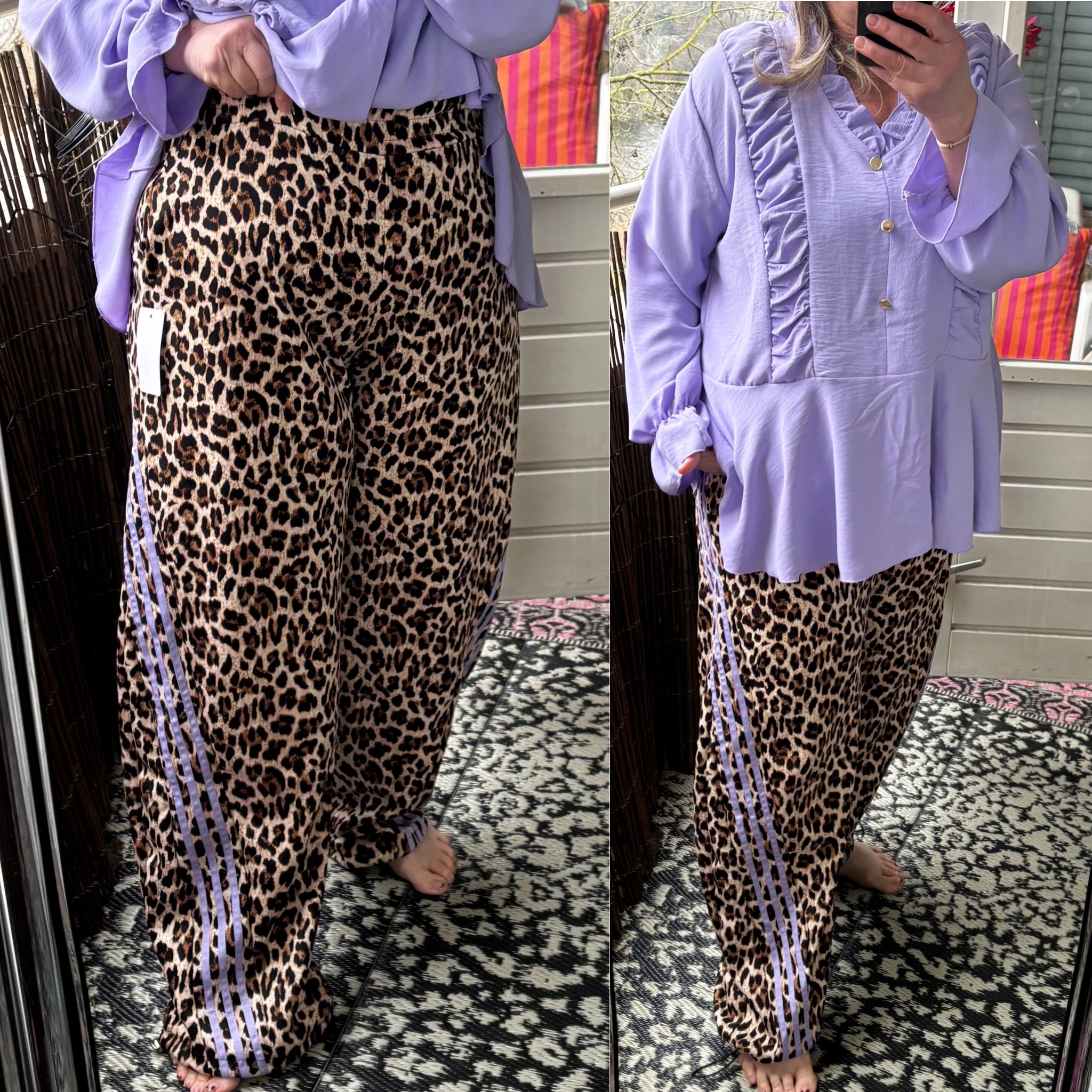 BROEK HIP  BIES 44 TOT 50 KLEINE 52  KAN ONDER AANGESNOERD WORDEN