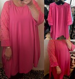 TUNIEK KANTEN MOUW MATEN 48/50 TOT 56 RUIM