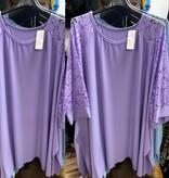 TUNIEK KANTEN MOUW MATEN 48/50 TOT 56 RUIM