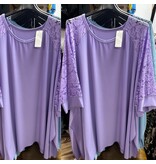 TUNIEK KANTEN MOUW MATEN 48/50 TOT 56 RUIM