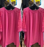 TUNIEK KANTEN MOUW MATEN 48/50 TOT 56 RUIM