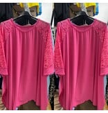 TUNIEK KANTEN MOUW MATEN 48/50 TOT 56 RUIM