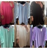 TUNIEK KANTEN MOUW MATEN 48/50 TOT 56 RUIM