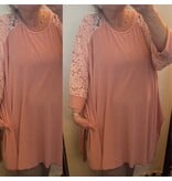 TUNIEK KANTEN MOUW MATEN 48/50 TOT 56 RUIM