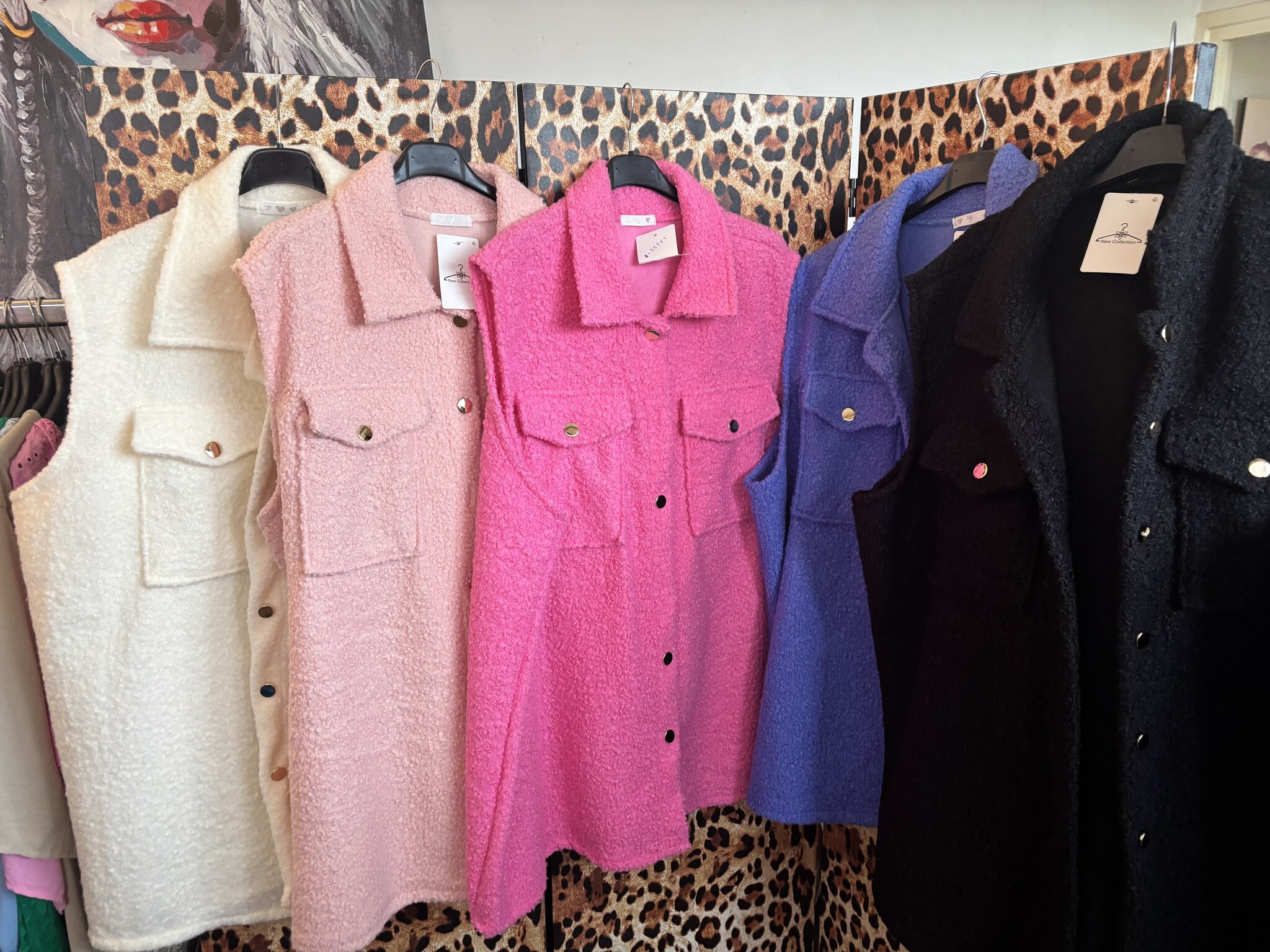 Teddy gilet maten 48 tot 54/56