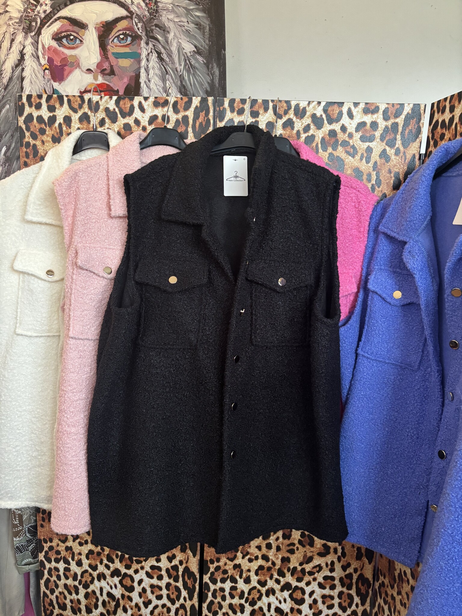 Teddy gilet maten 48 tot 54/56