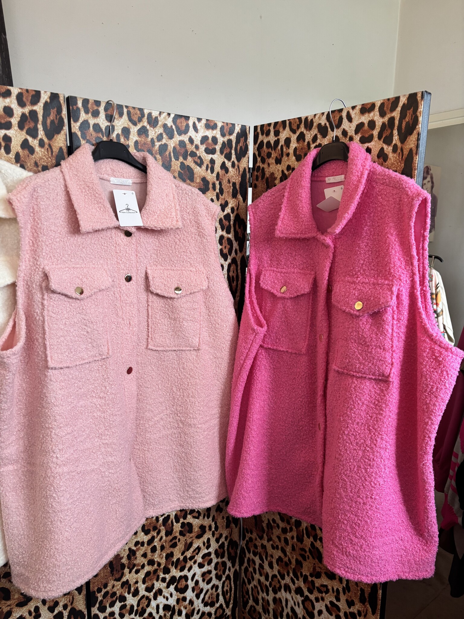 Teddy gilet maten 48 tot 54/56