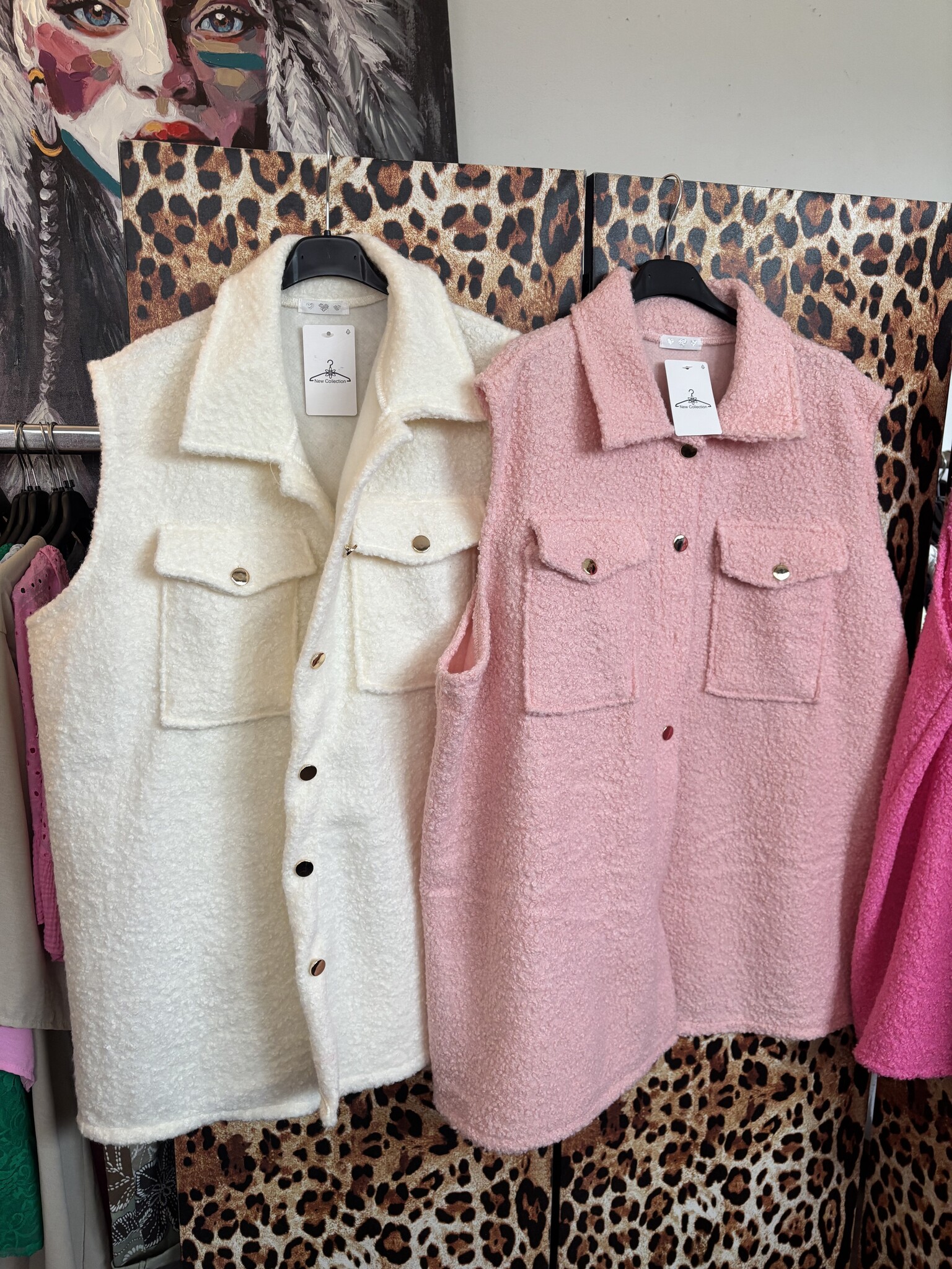 Teddy gilet maten 48 tot 54/56