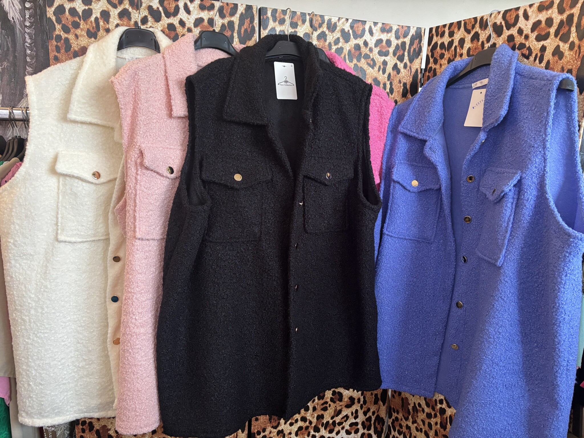 Teddy gilet maten 48 tot 54/56