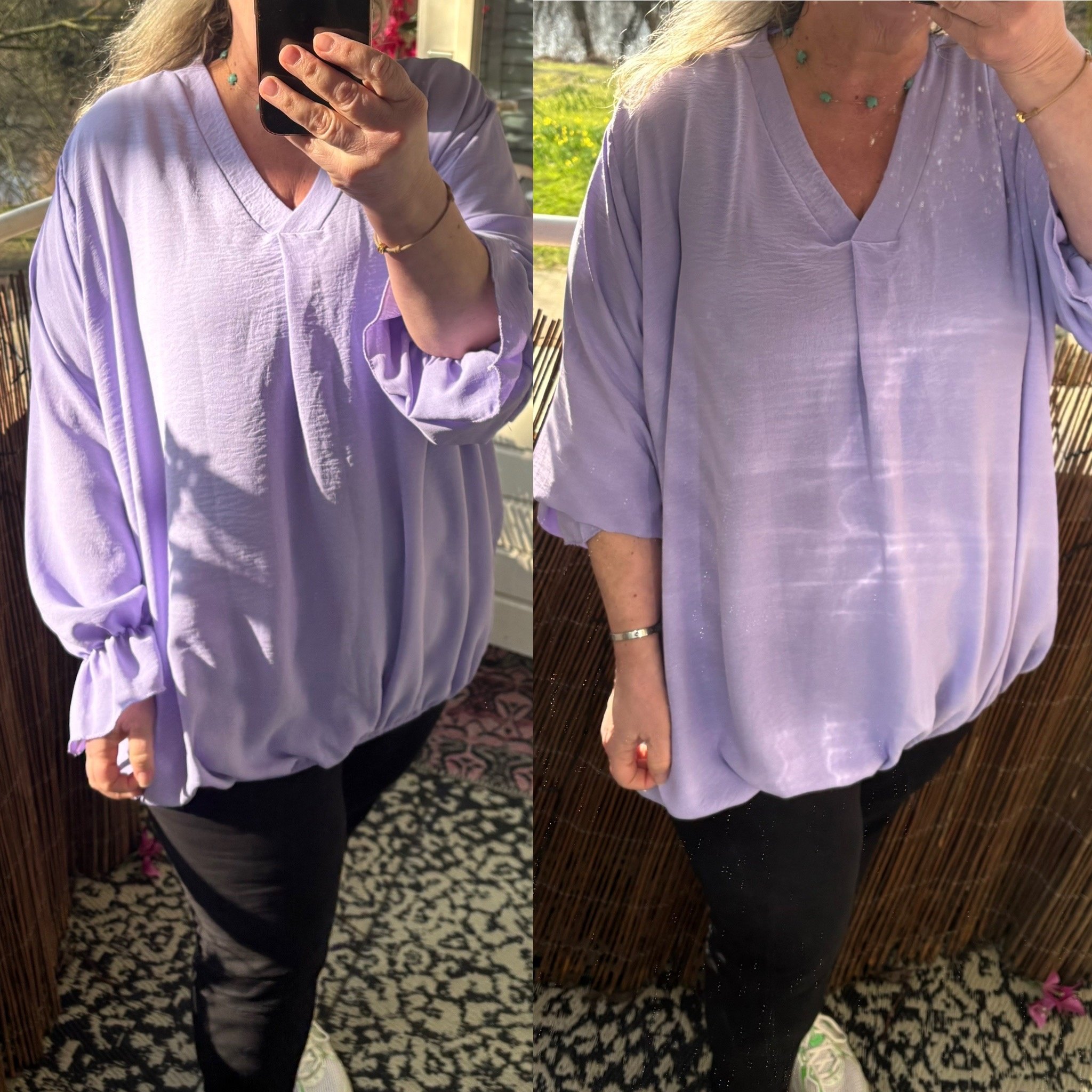 V HALS BOHO MATEN 44 TOT 52+