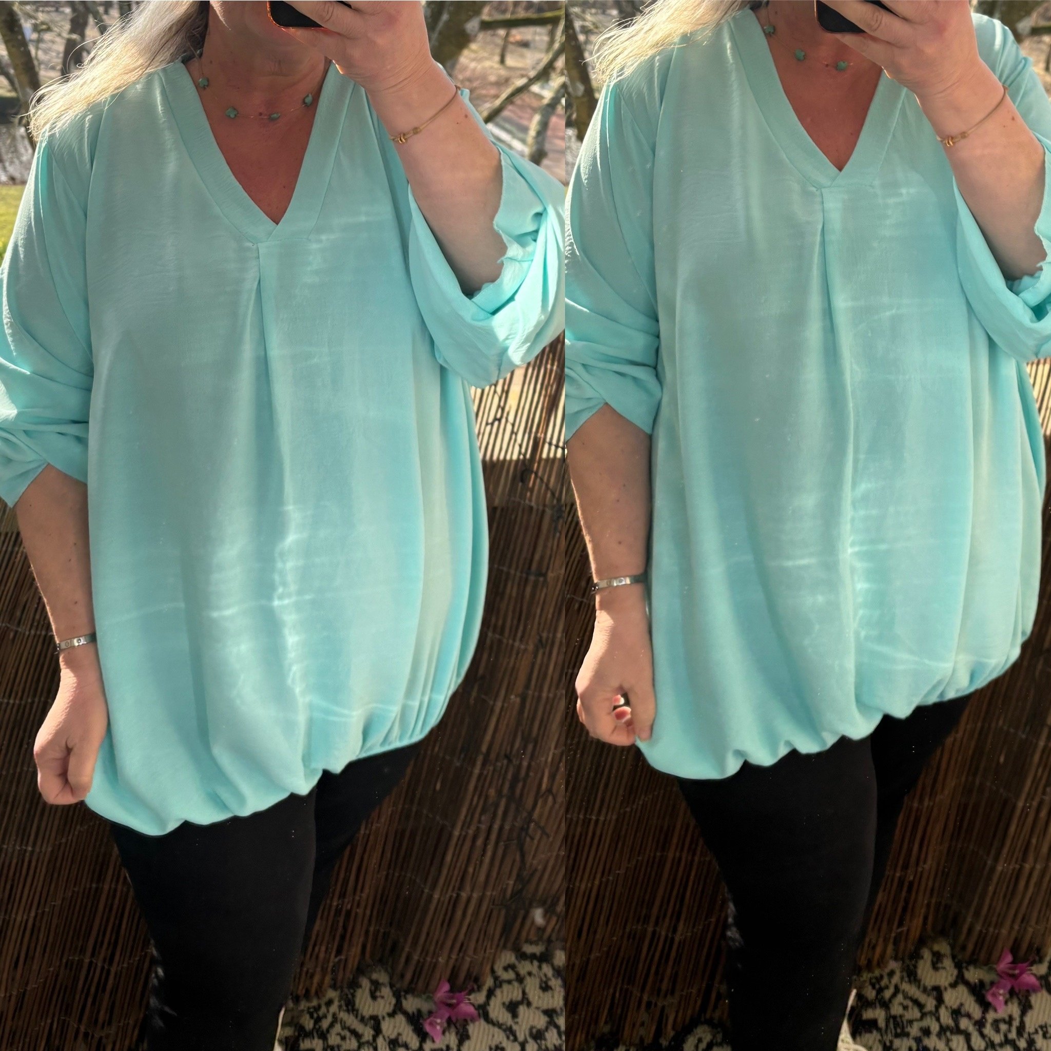 V HALS BOHO MATEN 44 TOT 52+