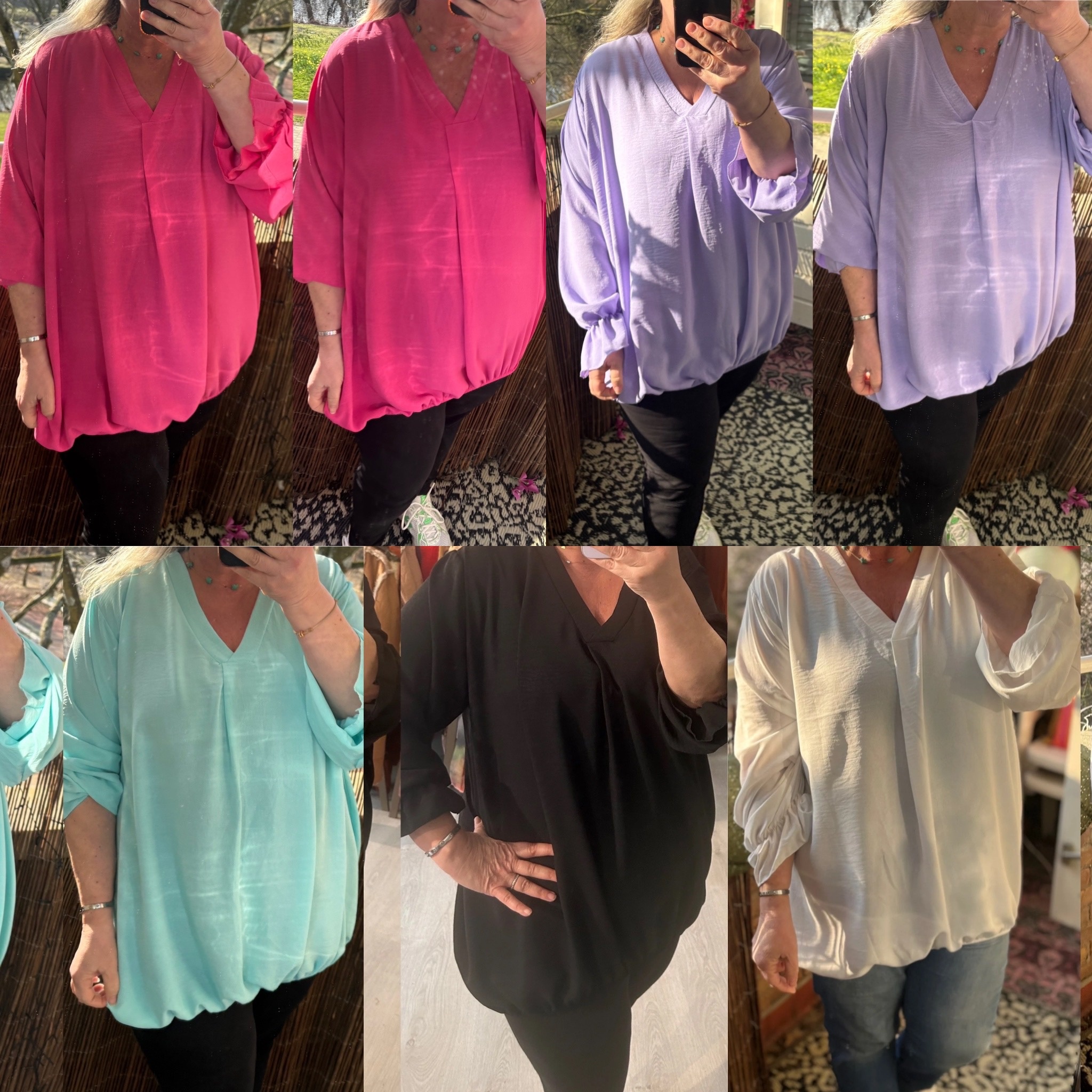 V HALS BOHO MATEN 44 TOT 52+