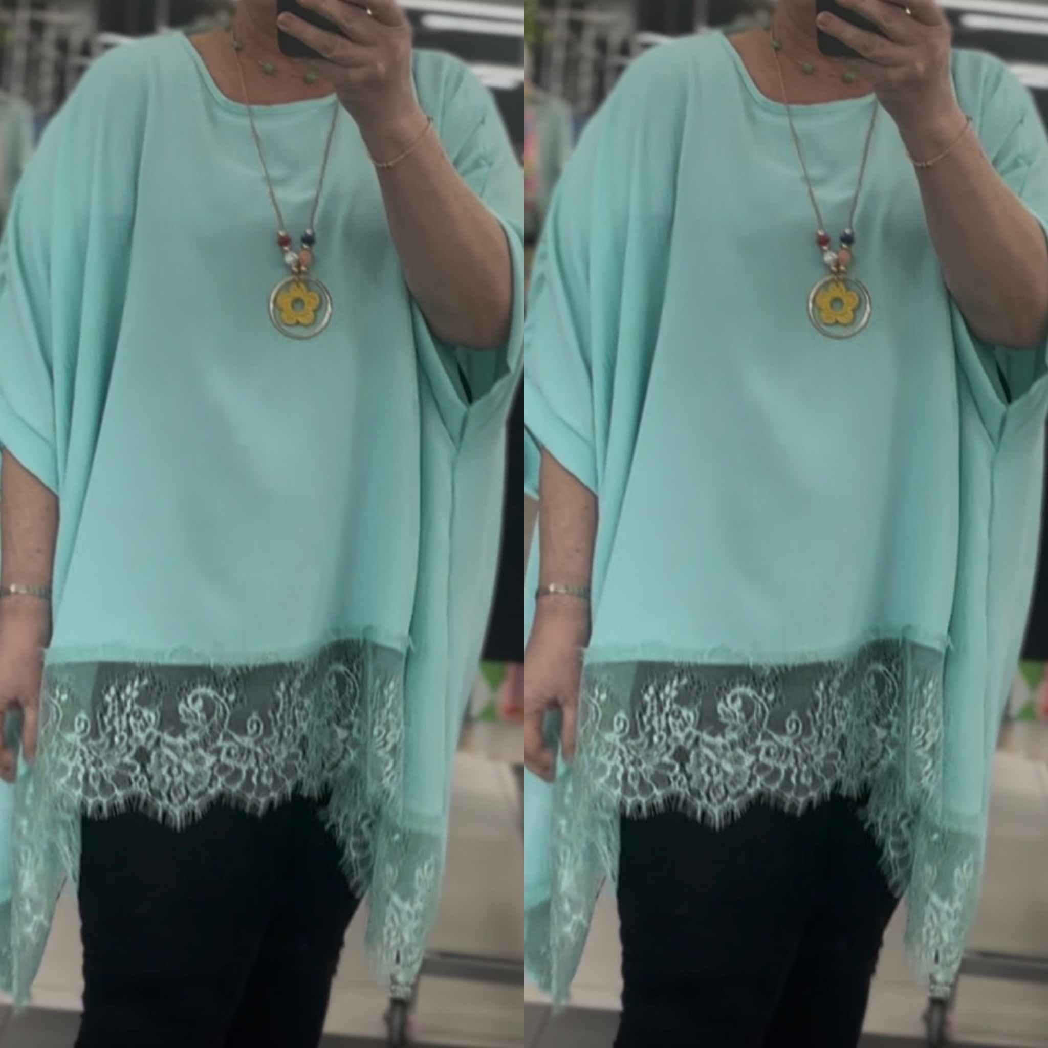 SANDY KANT MET KETTING MATEN 50 TOT 58