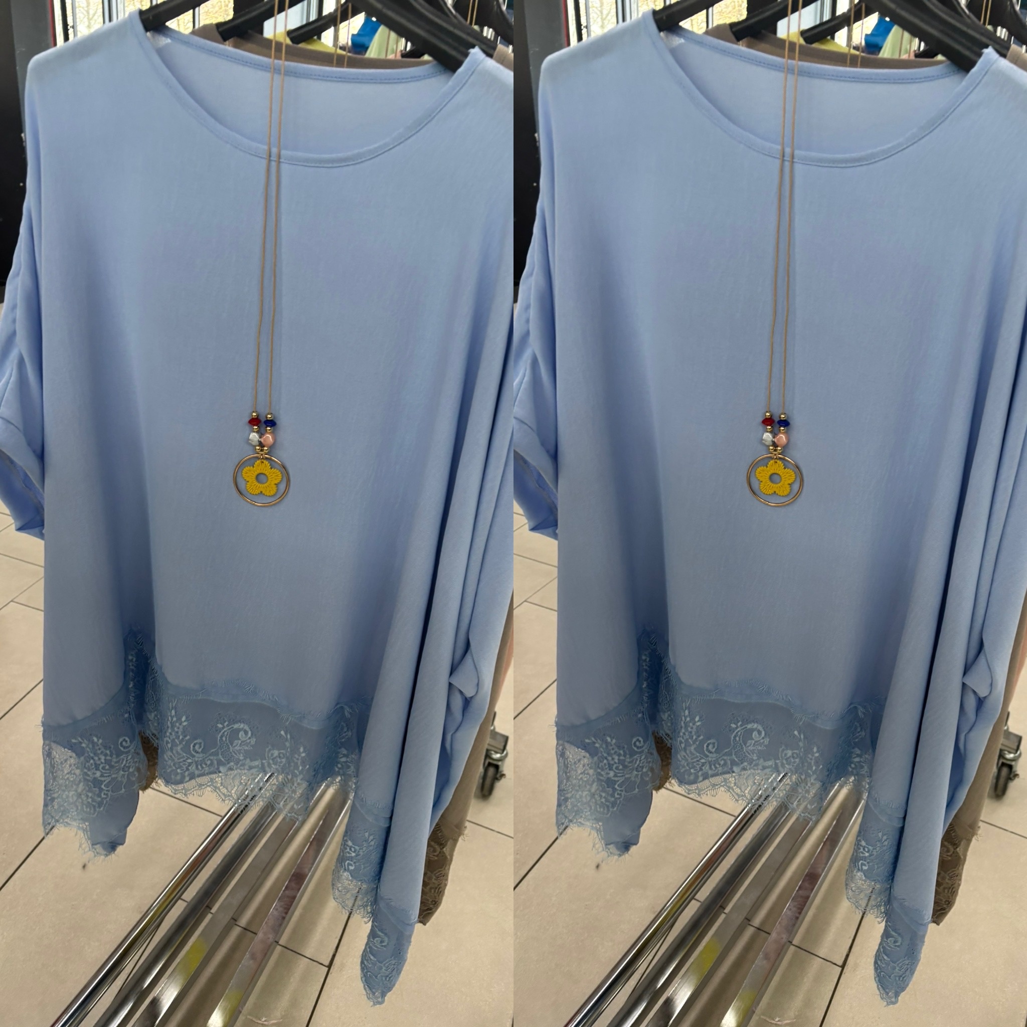 SANDY KANT MET KETTING MATEN 50 TOT 58