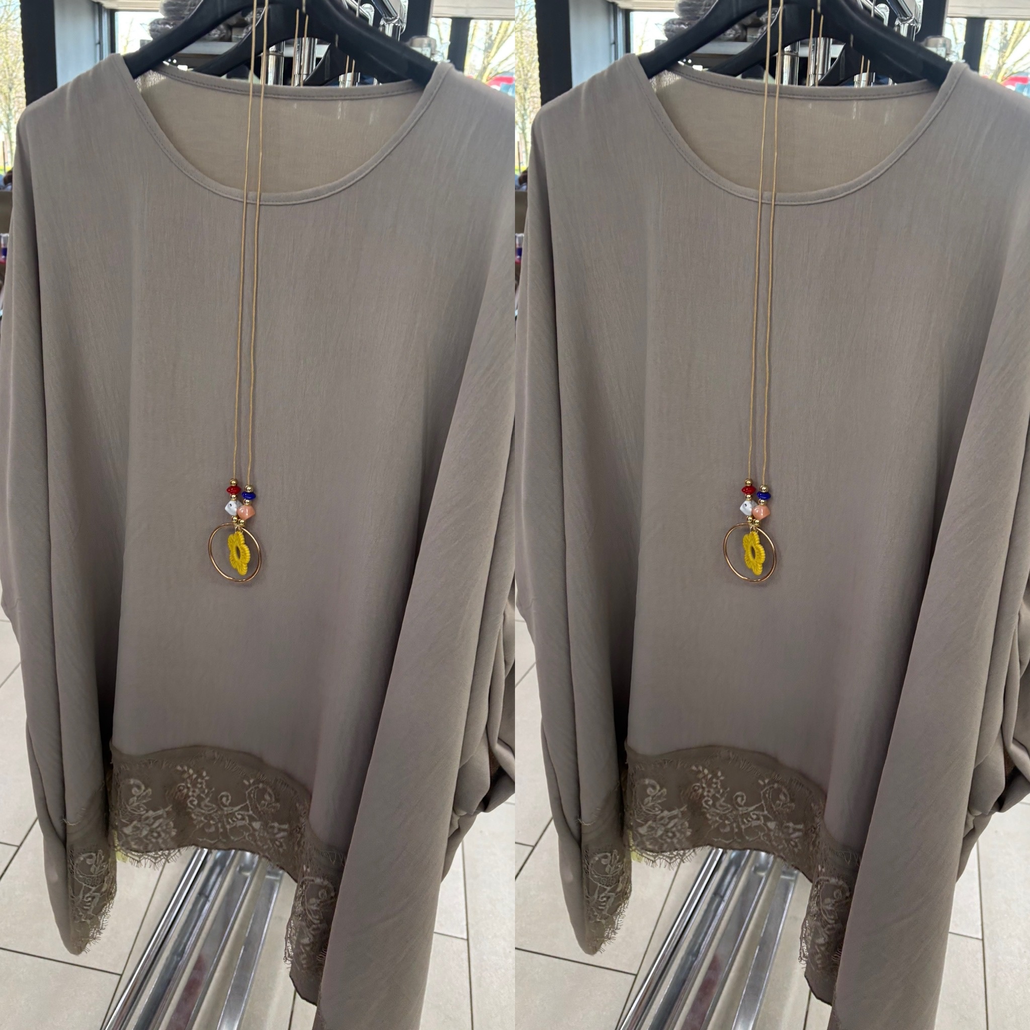 SANDY KANT MET KETTING MATEN 50 TOT 58