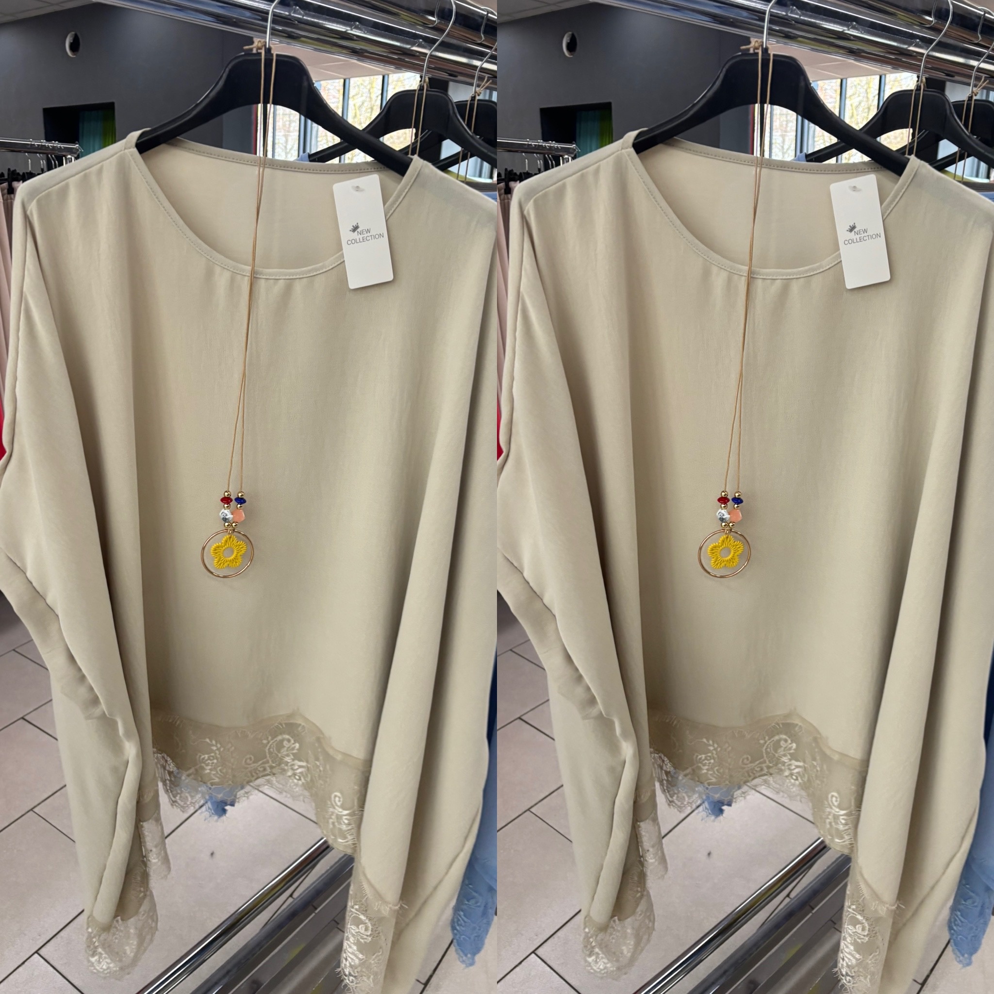 SANDY KANT MET KETTING MATEN 50 TOT 58