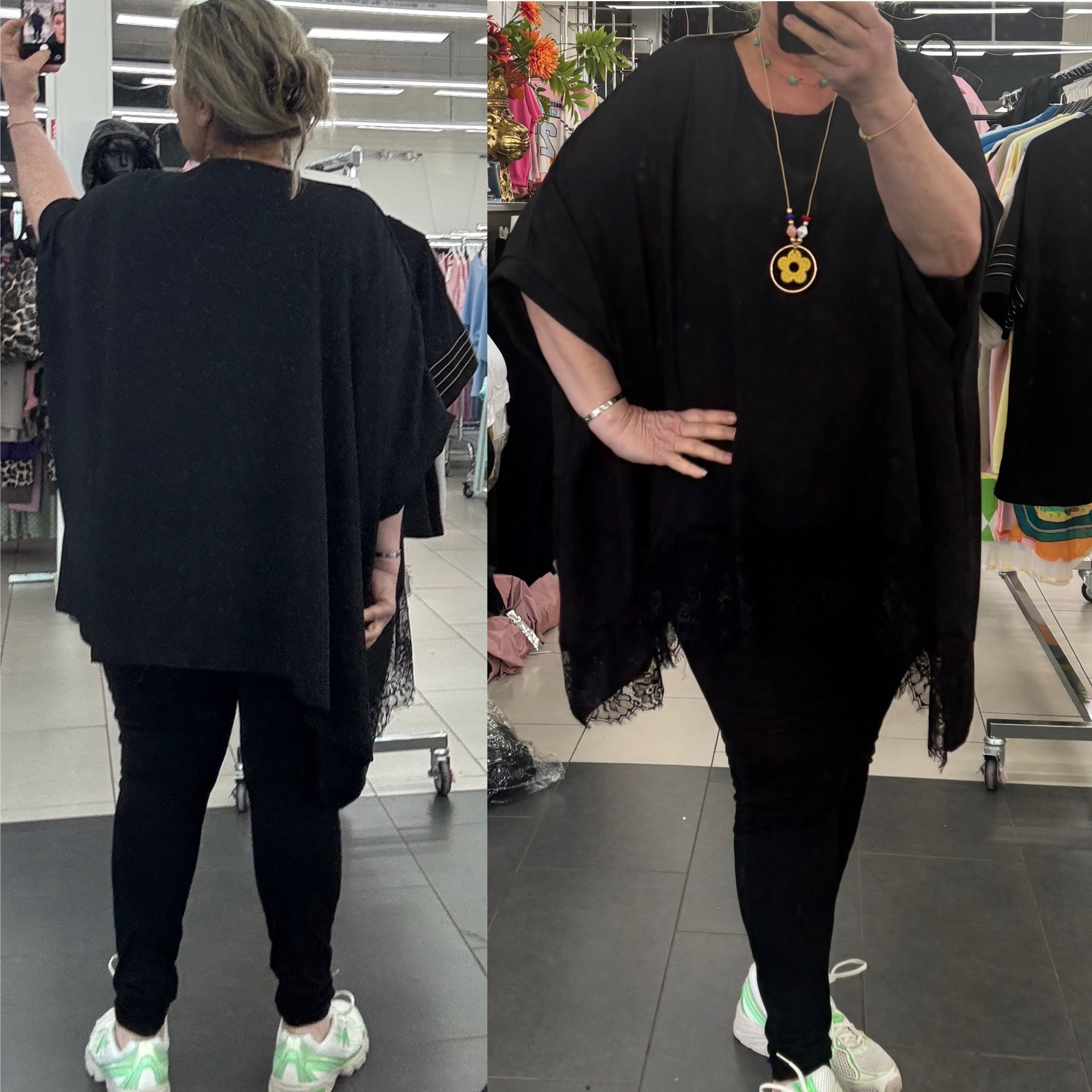 SANDY KANT MET KETTING MATEN 50 TOT 58