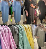 SWEATERDRESS STREEP MATEN 50 TOT RUIM 56