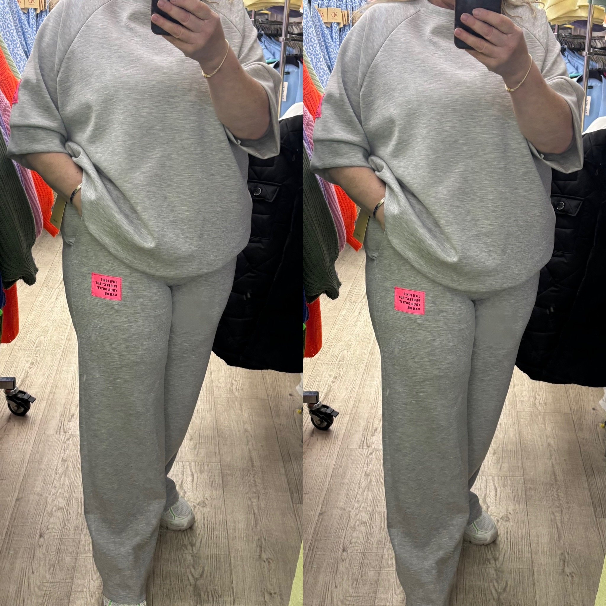 PAK APRIL MATEN 44 TOT 52 HEERLIJK PAK IN 2 KLEUREN