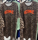 SWEATERDRESS PANTER 26 MATEN 44 TOT 50