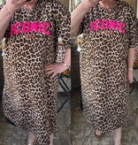 SWEATERDRESS PANTER 26 MATEN 44 TOT 50
