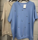 SWEATER GOUDEN HARTJE MATEN 46 TOT RUIME 52