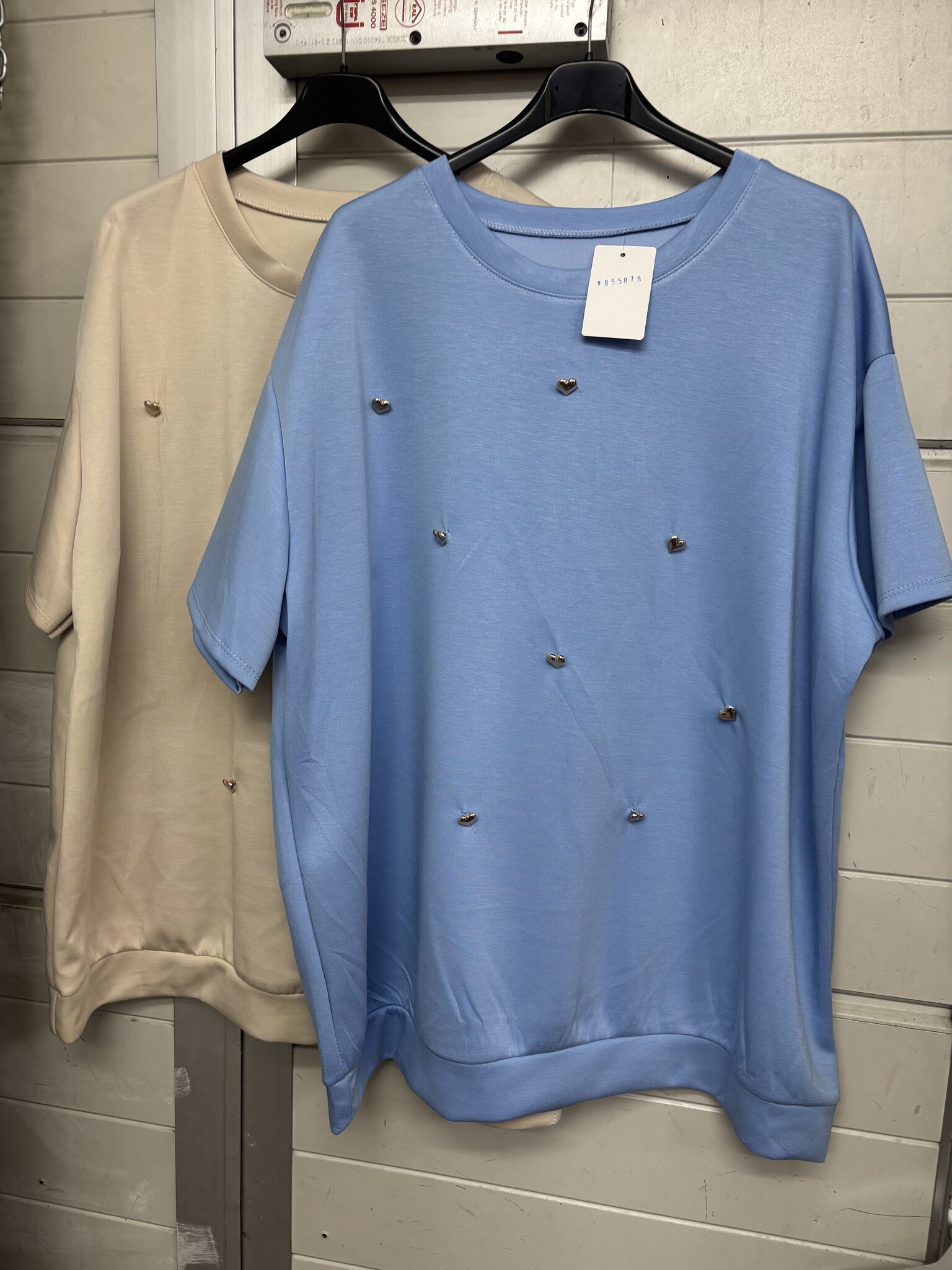 SWEATER GOUDEN HARTJE MATEN 46 TOT RUIME 52