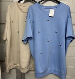 SWEATER GOUDEN HARTJE MATEN 46 TOT RUIME 52