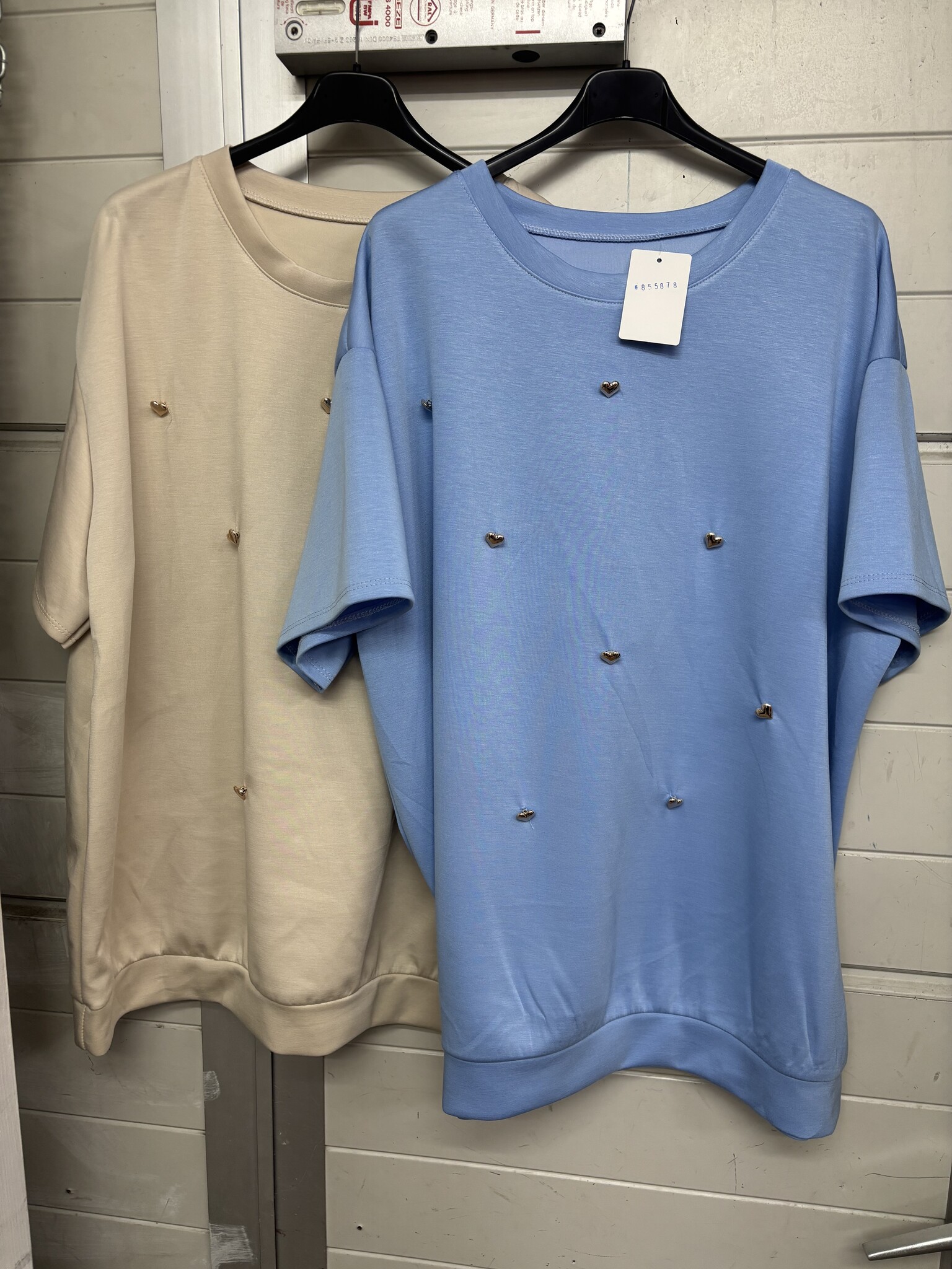 SWEATER GOUDEN HARTJE MATEN 46 TOT RUIME 52